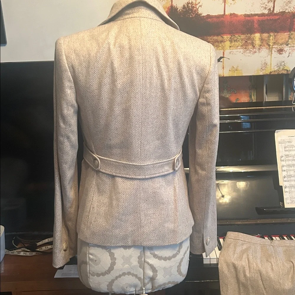 NWT LOFT Textured Blazer and Skirt Suit, Sz 0